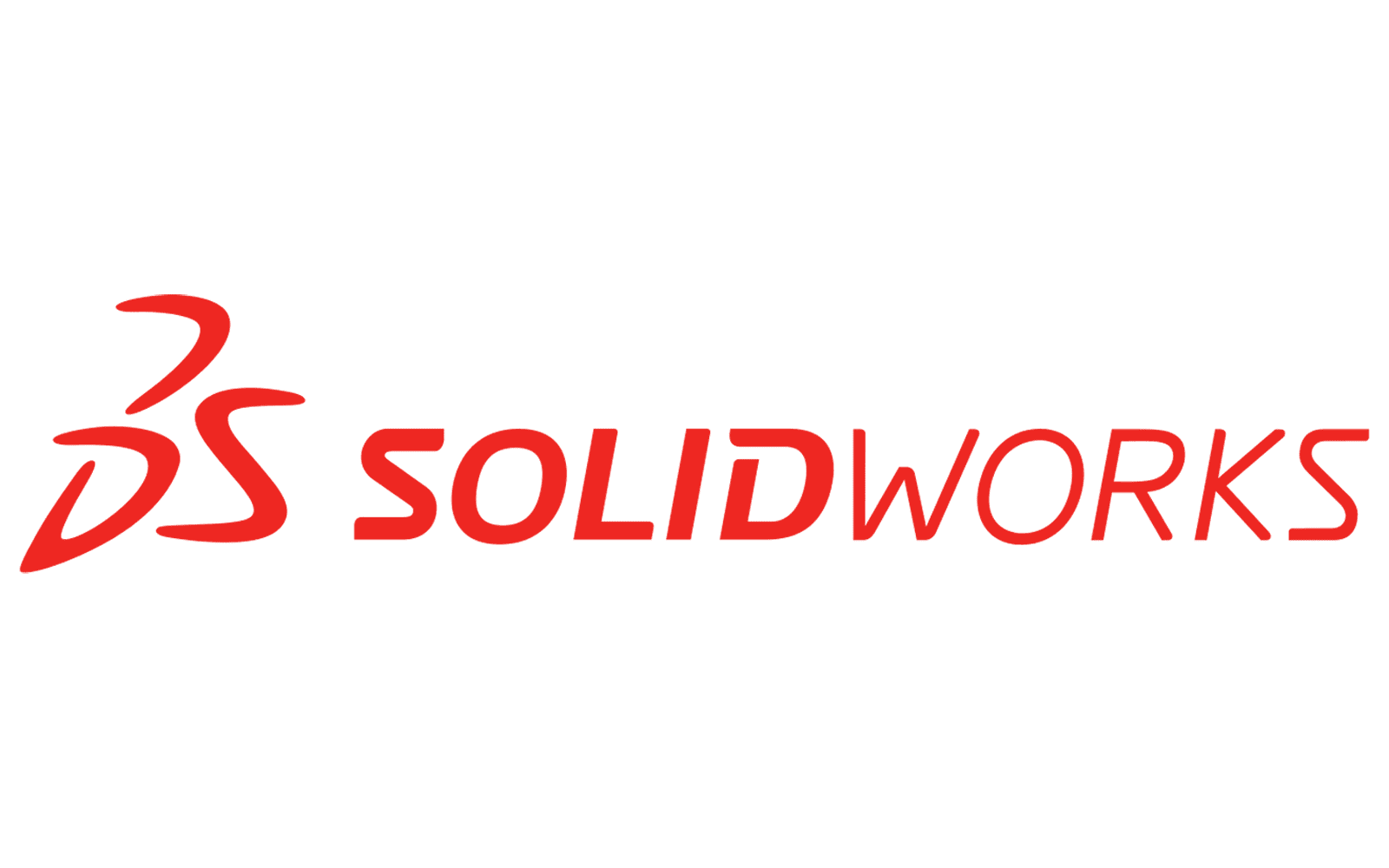 SolidWorks logo with "DS" and text in red.