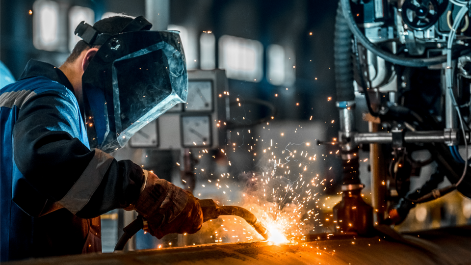 welding with sparks