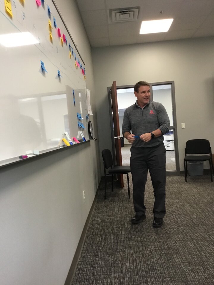 Blair conducting value stream exercise